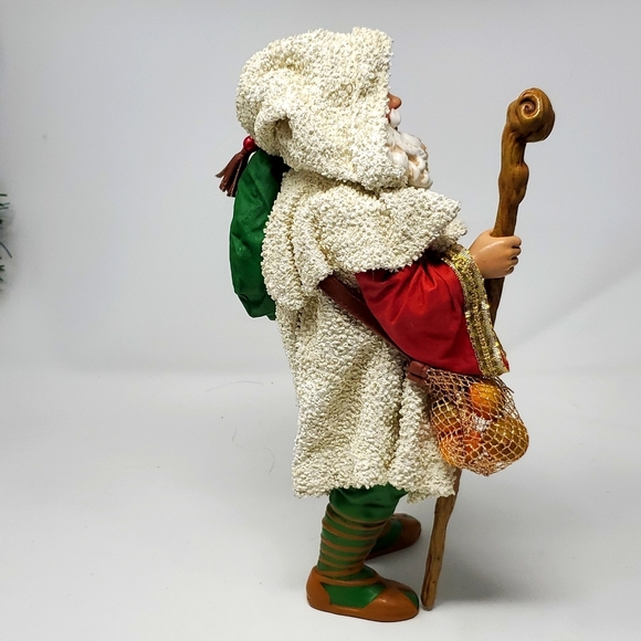 Clothtique Celtic Father Christmas Lyn Fletcher Irish Santa Claus Figurine 1999 - Picture 5 of 8